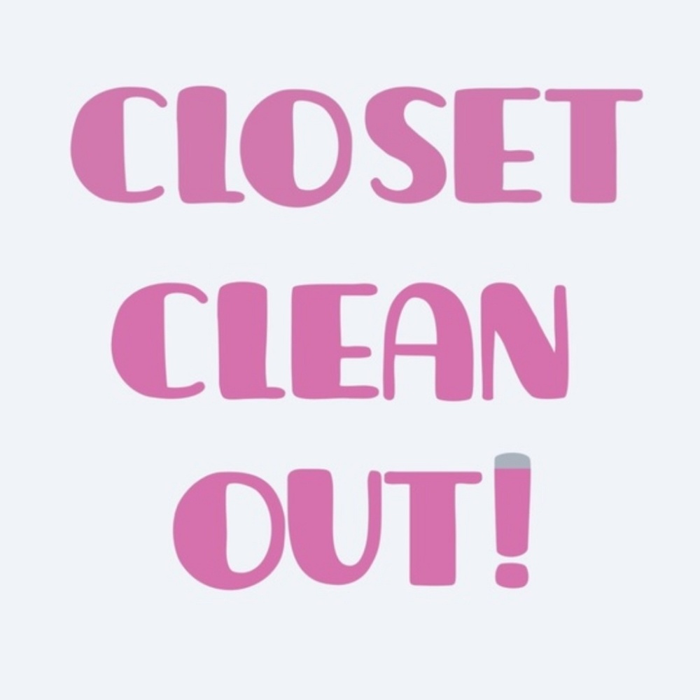 Closet clean out!
